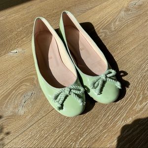 Pretty Ballerinas Baby Green Ballet Flats
